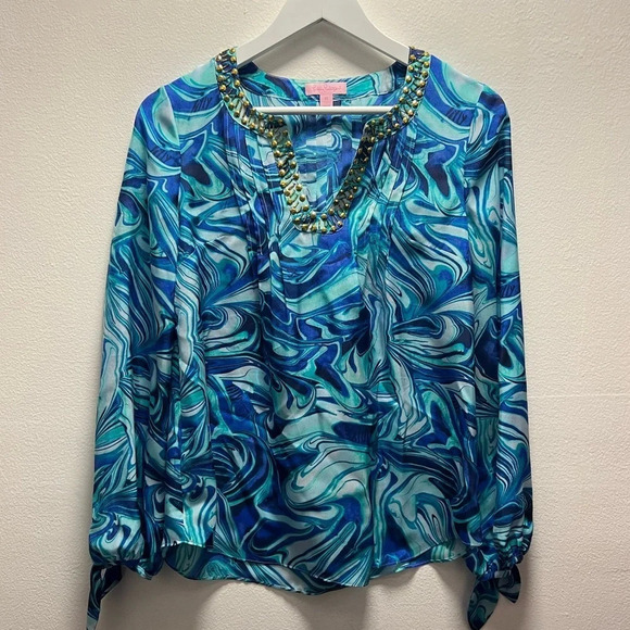 Lilly Pulitzer Silk Blouse - Picture 3 of 6